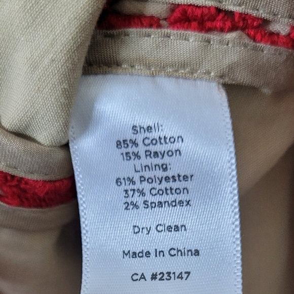 Talbots Red Floral Crochet Overlay Dress Holiday Cocktail Feminine Sheath NEW - Picture 10 of 11